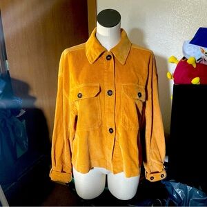 SEVEN for ALL Mankind 7 for All Mankind brown Corduroy Shacket Jacket size Small